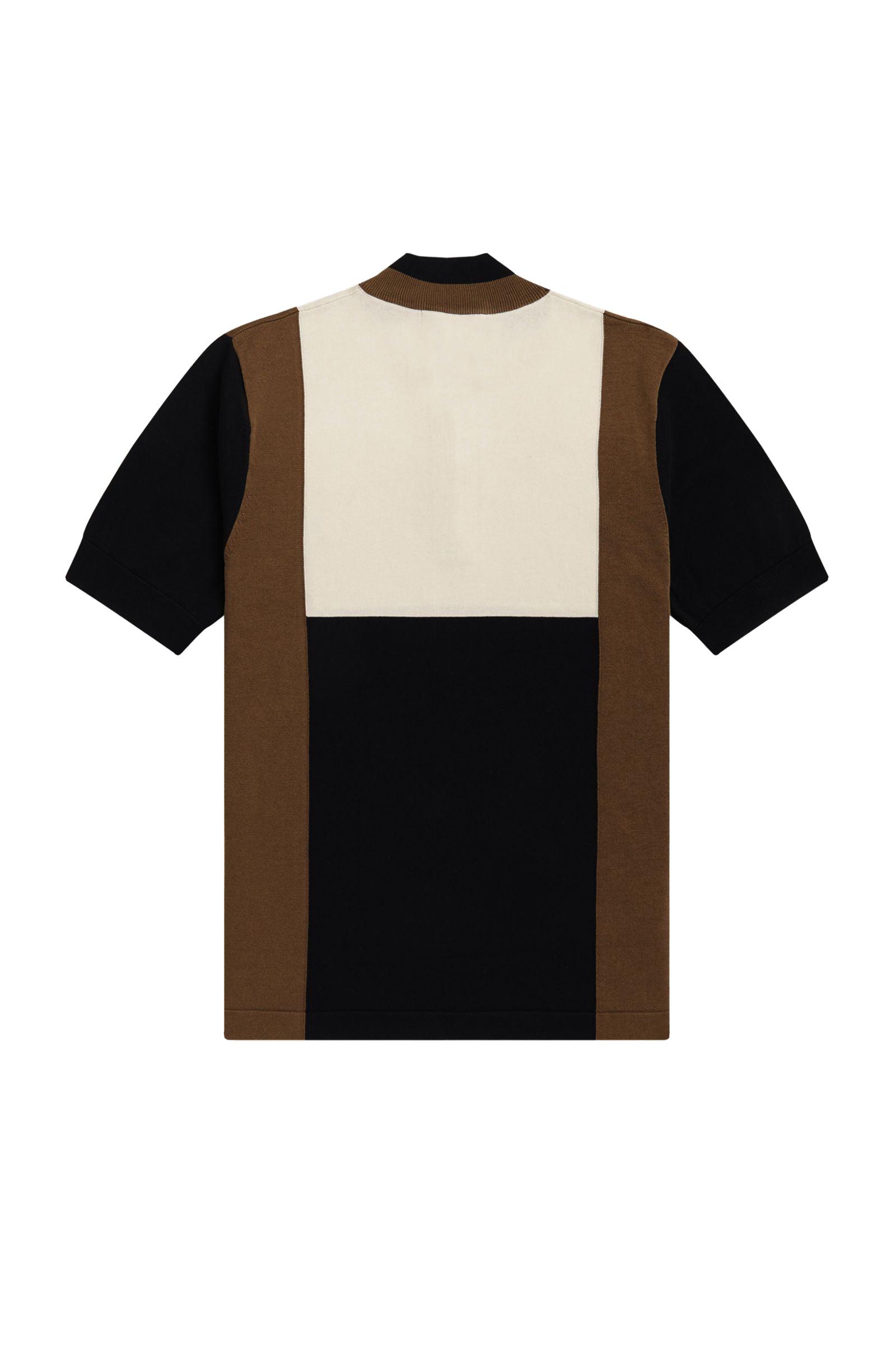 Fred Perry - Collo Alto- Mezza Zip-mezza Manica K4525 Q27