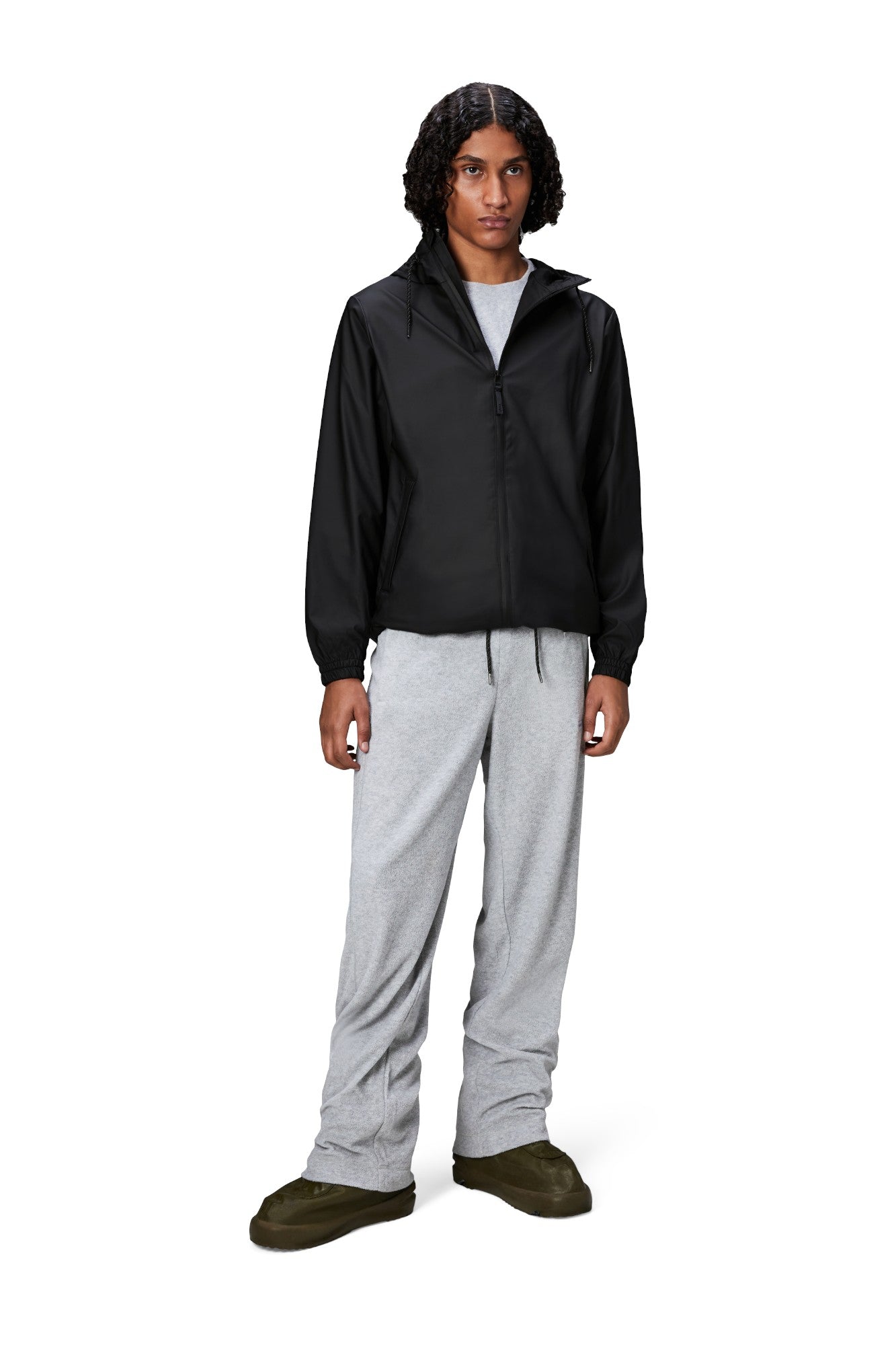Giubbino Uomo Rains  18370 BLACK
