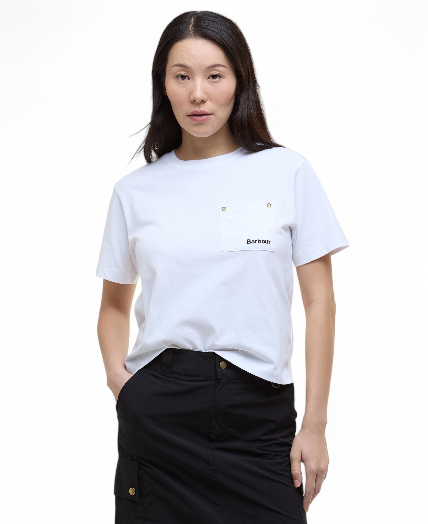 T-shirt Donna Barbour LTS0675 WH11