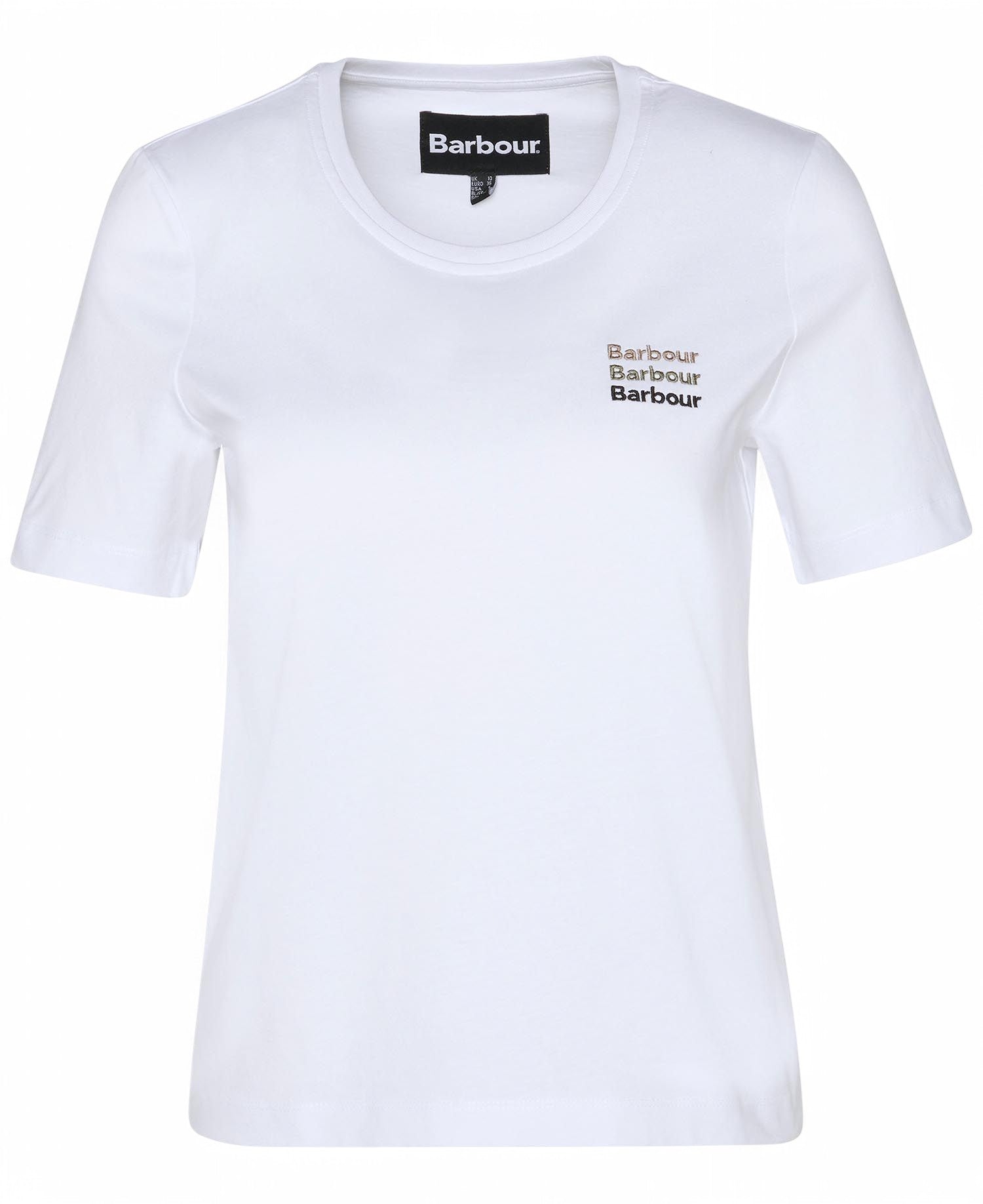 T-shirt Donna Barbour LTS0676 WH11