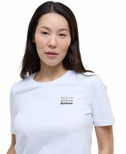 T-shirt Donna Barbour LTS0676 WH11