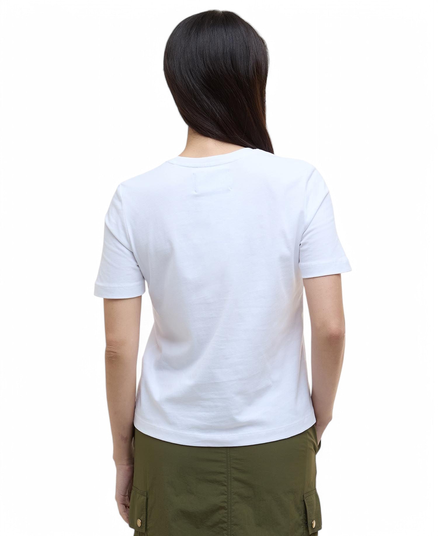 T-shirt Donna Barbour LTS0676 WH11