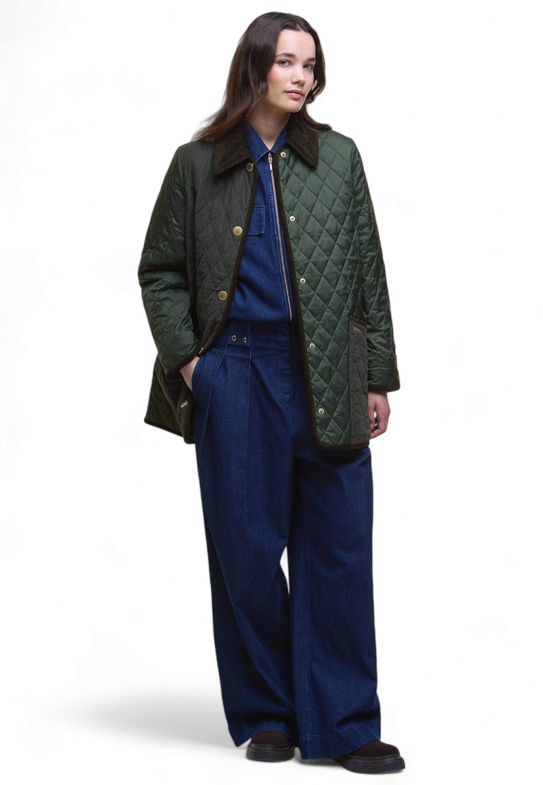 Giubbino Donna Barbour LQU1837 OL74
