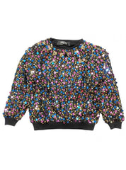 M.c.u. - Felpa Paillettes Multicolor MCU00101
