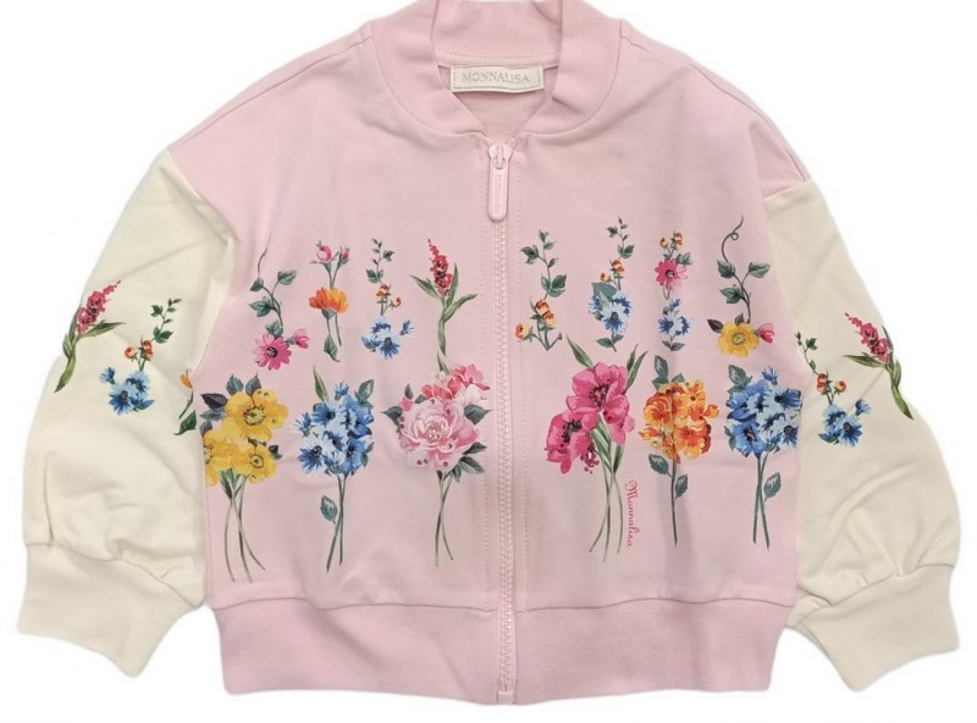 Monnalisa - Felpa Bomber Rosa 9102 190800 0004