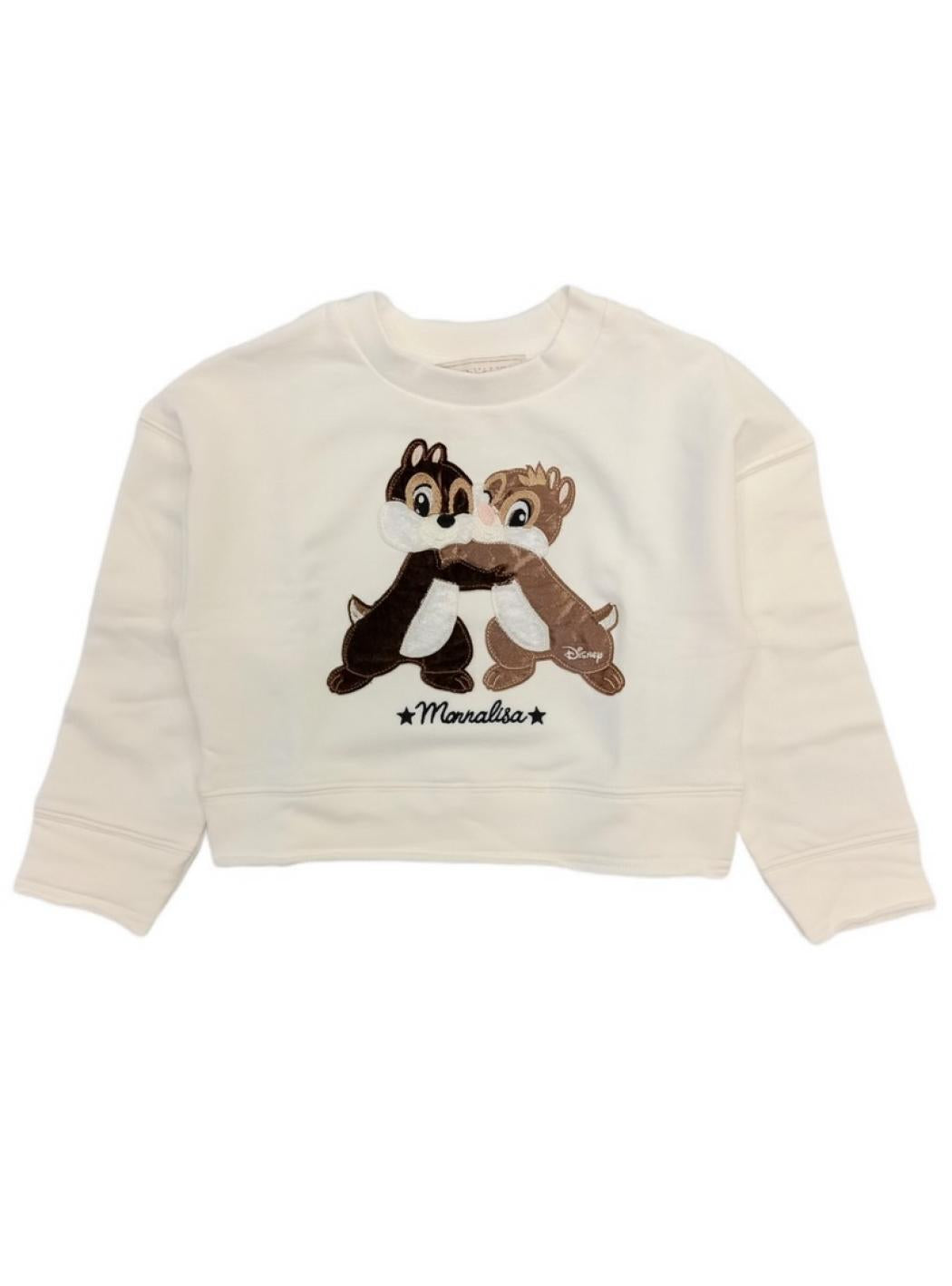 Monnalisa - Felpa Vintage Panna 0001 190610 0054