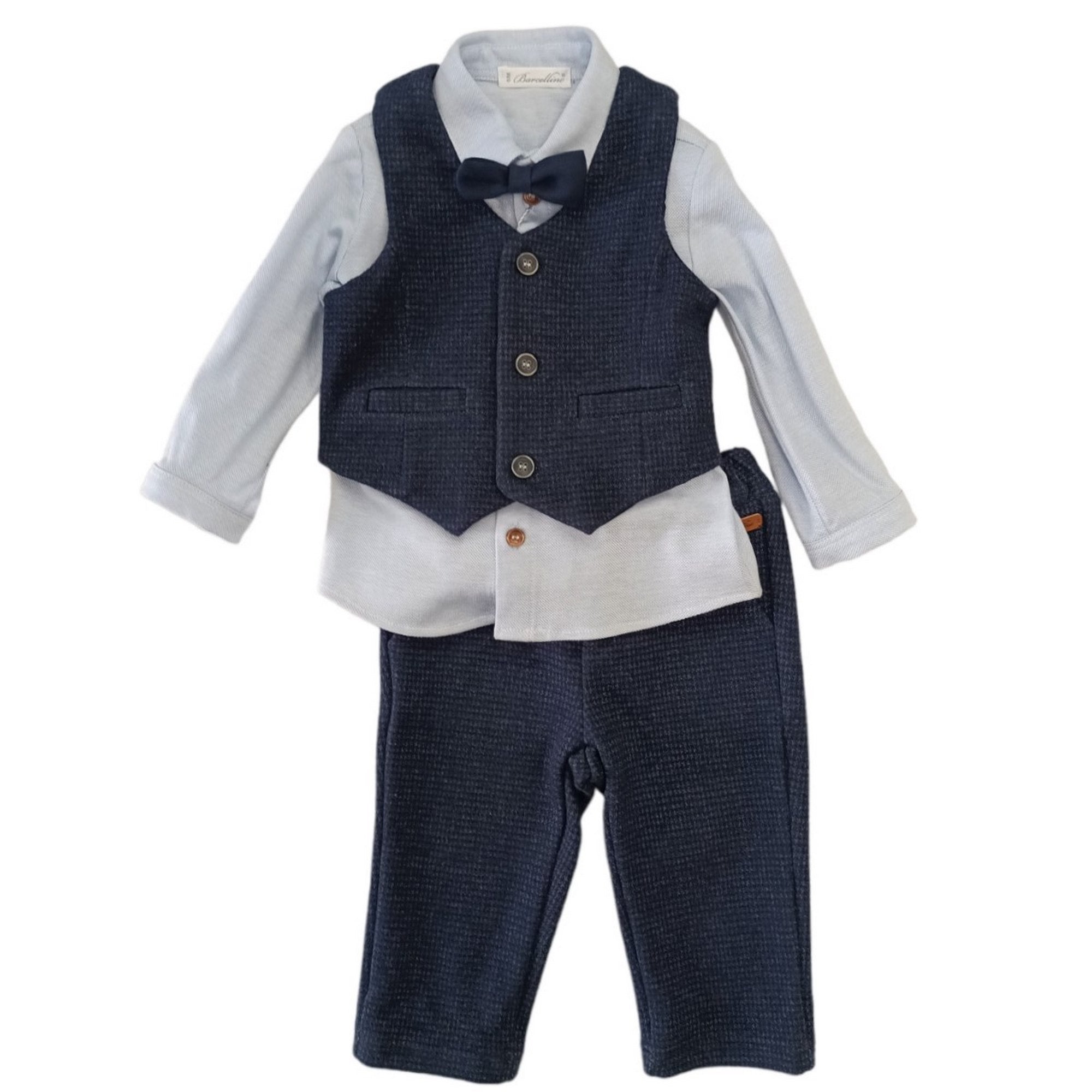 Barcellino - Completo 4 Pz. Blu 4748