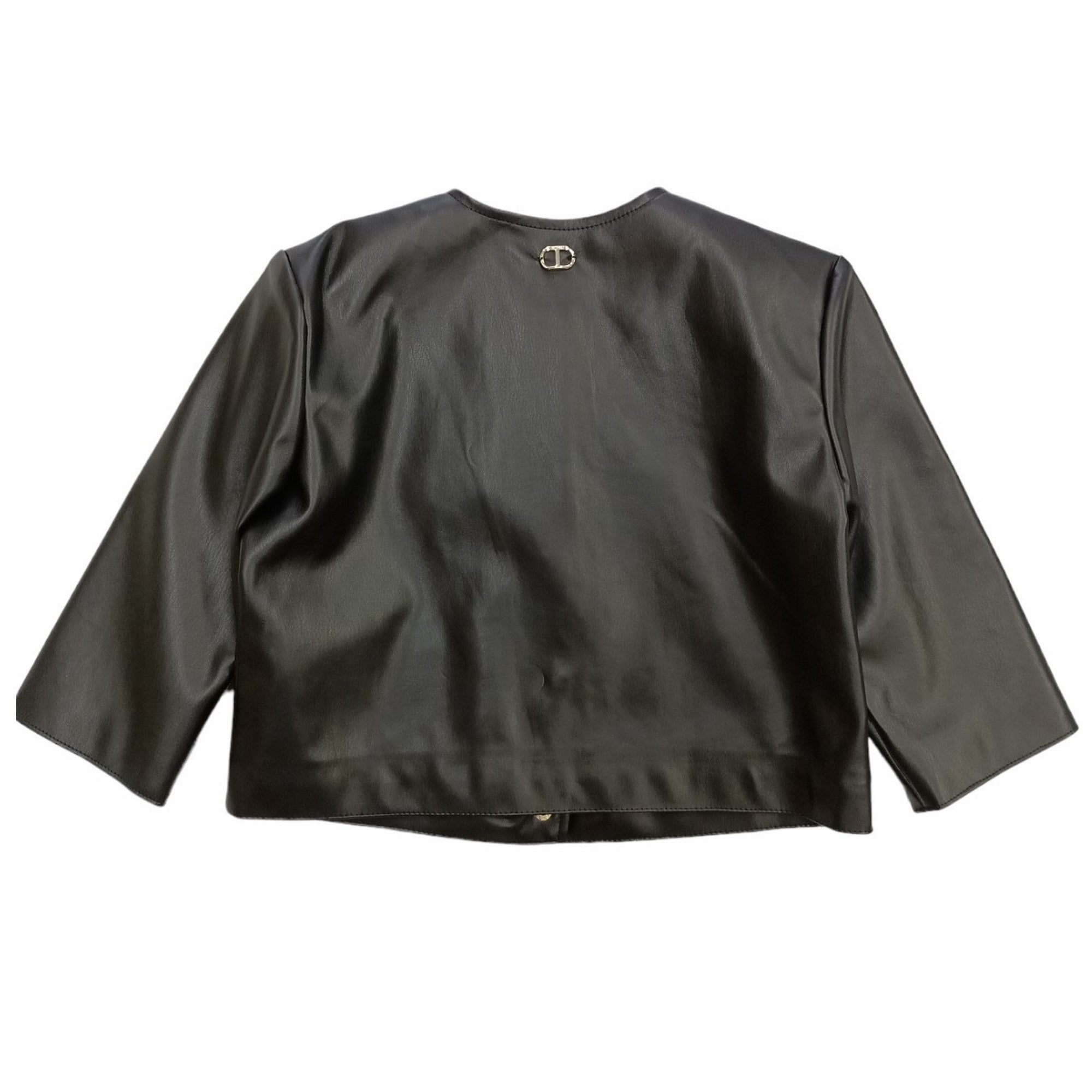Twinset - Giacca Nera 00006 Ecopelle 231GJ2Q20