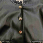 Twinset - Giacca Nera 00006 Ecopelle 231GJ2Q20