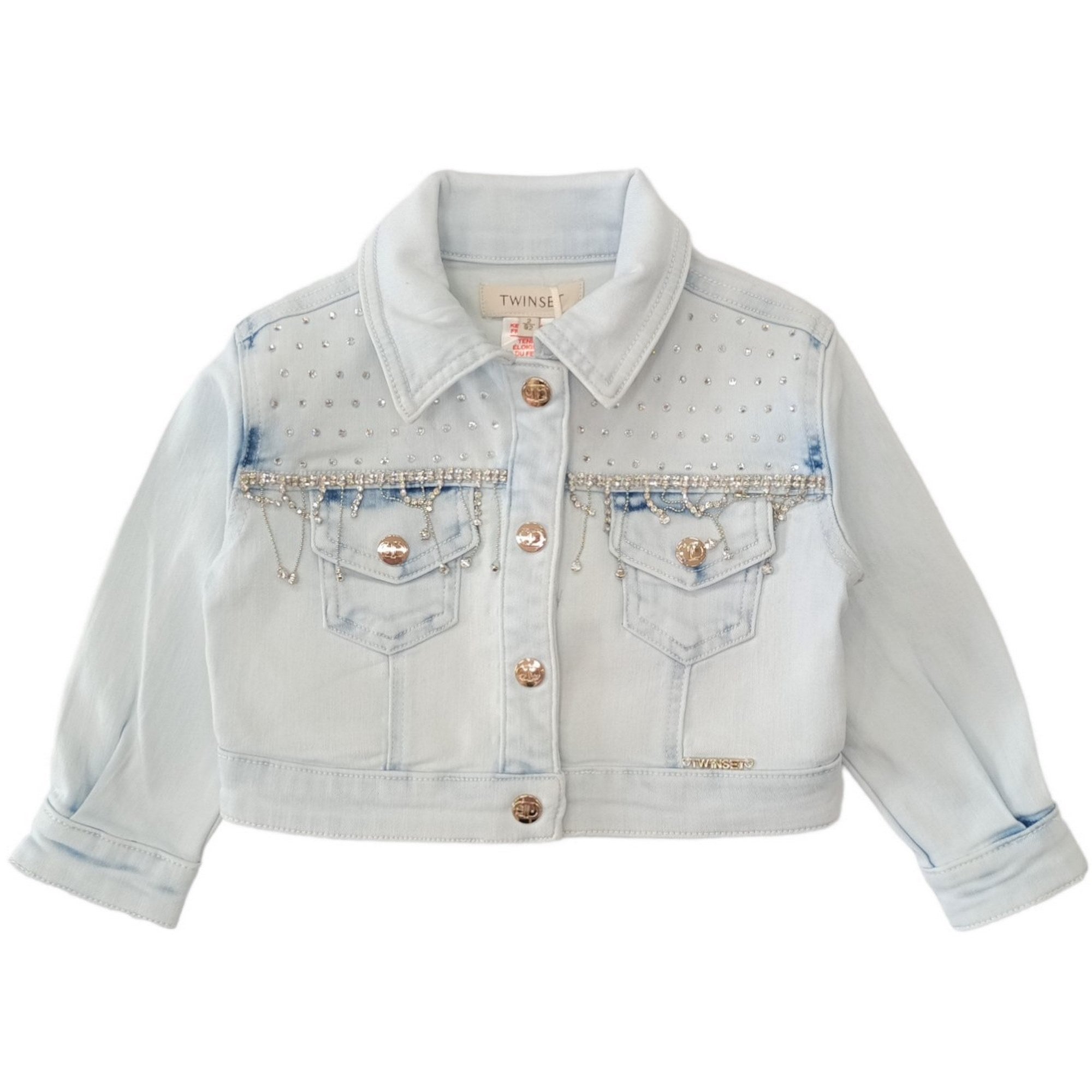 Twinset - Giubbino 06807 Denim Bleach 231GJ210A