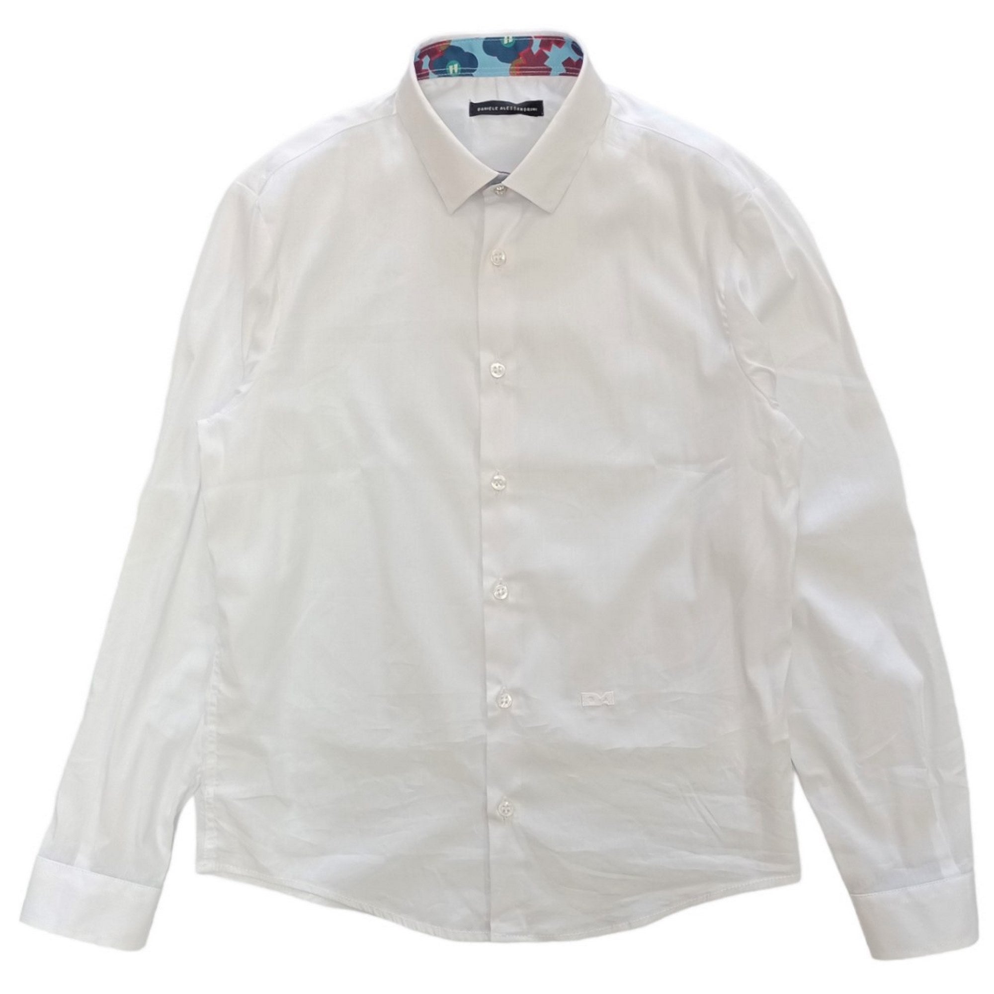 Daniele Alessandrini - Camicia Bianca/fiori 1235C1180