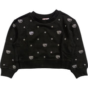 Chiara Ferragni - Felpa Nera 0050 Logomania 59A606 1005