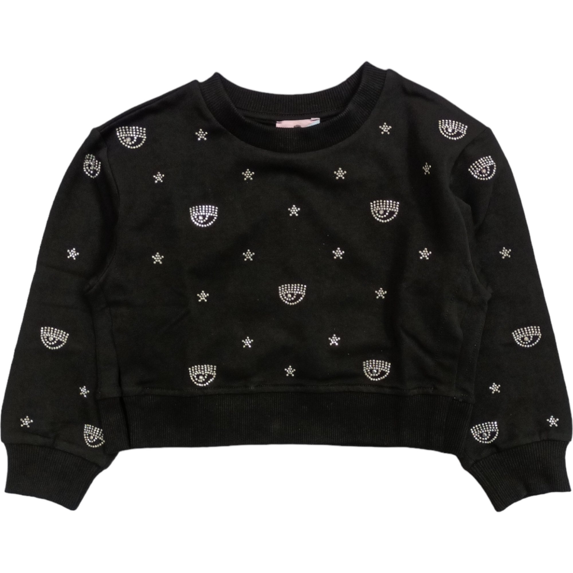 Chiara Ferragni - Felpa Nera 0050 Logomania 59A606 1005