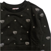 Chiara Ferragni - Felpa Nera 0050 Logomania 59A606 1005
