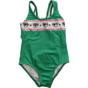 Chiara Ferragni - Costume Intero 026f Verde Maxilogomania 59A030 1082