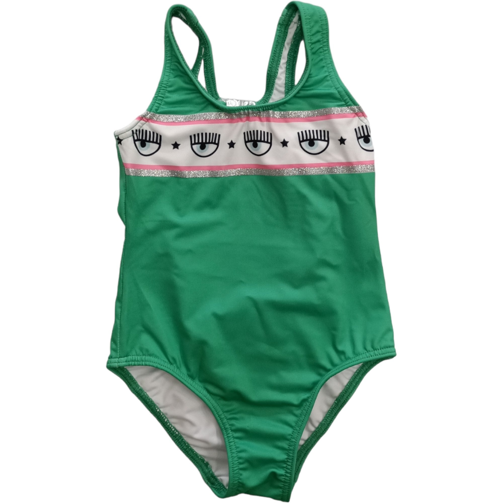 Chiara Ferragni - Costume Intero 026f Verde Maxilogomania 59A030 1082