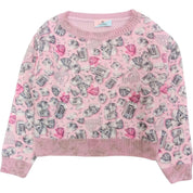 Chiara Ferragni - Maglione Lana 090f A Fantasia Rosa 59B606 2053