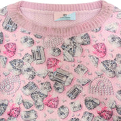 Chiara Ferragni - Maglione Lana 090f A Fantasia Rosa 59B606 2053