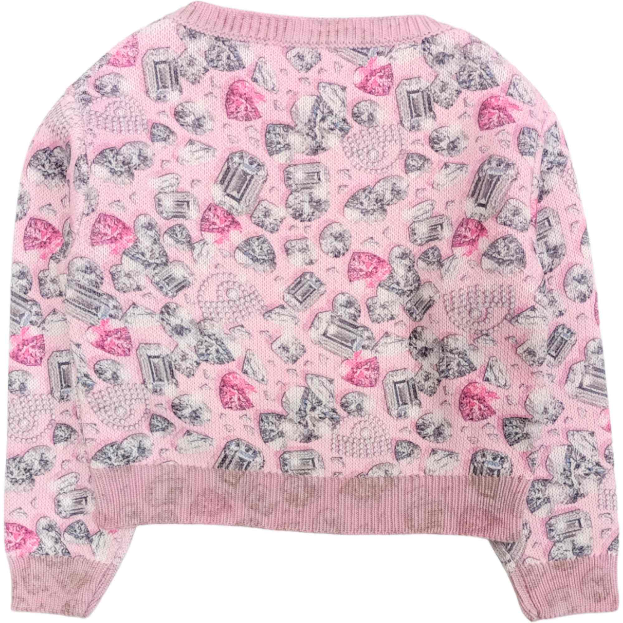 Chiara Ferragni - Maglione Lana 090f A Fantasia Rosa 59B606 2053