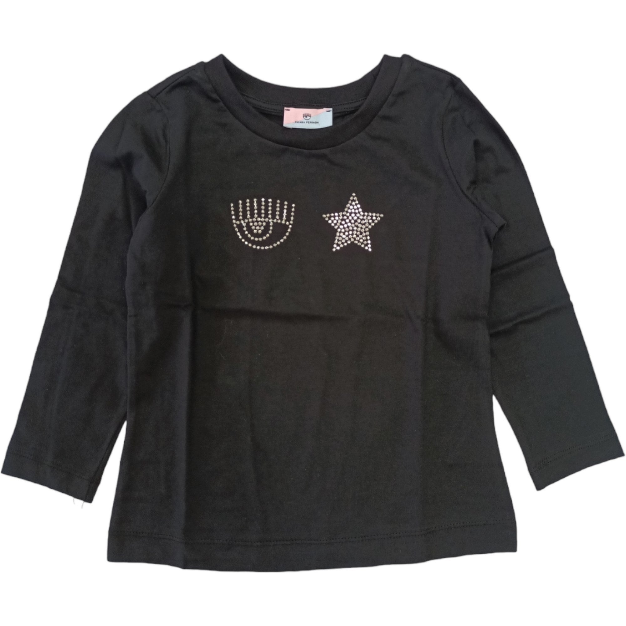 Chiara Ferragni - T-shirt Nera 0050 Iconic 51B620 2206