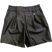 Monnalisa - Short Nero Spalmato 0050 17B403 2403