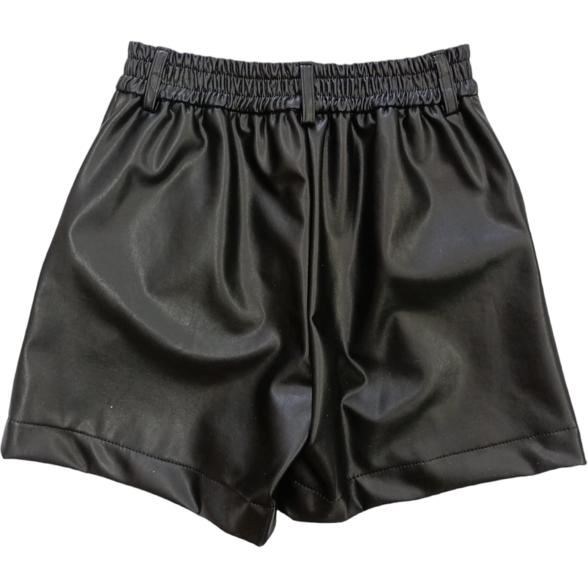 Monnalisa - Short Nero Spalmato 0050 17B403 2403
