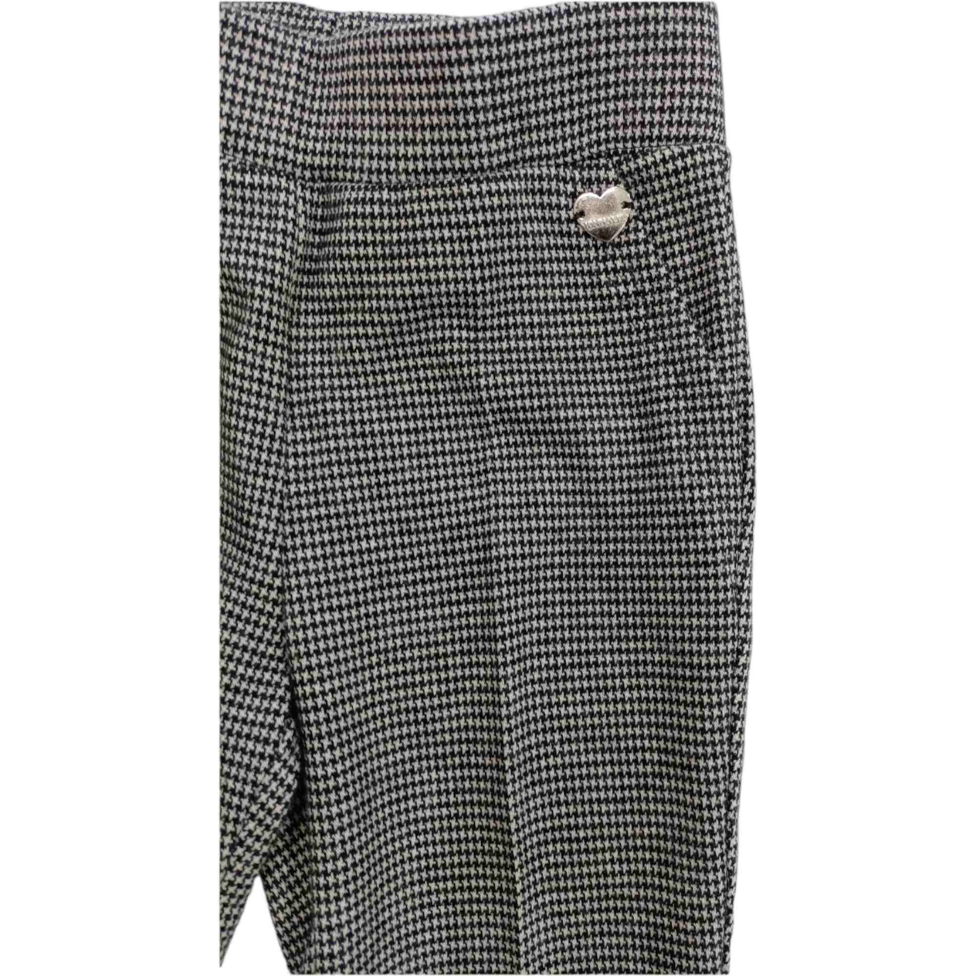 Monnalisa - Pantalone Panna/nero Pied De Poule 0150 17B405 2215