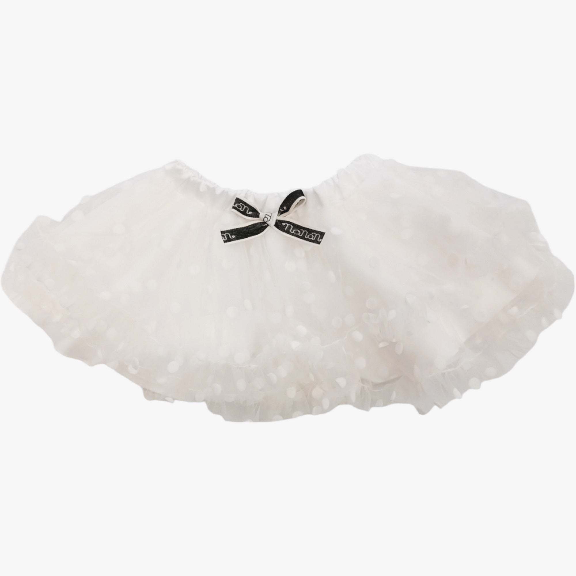 Nanan - Gonna Panna Tulle Pois C/fiocchetto I23564