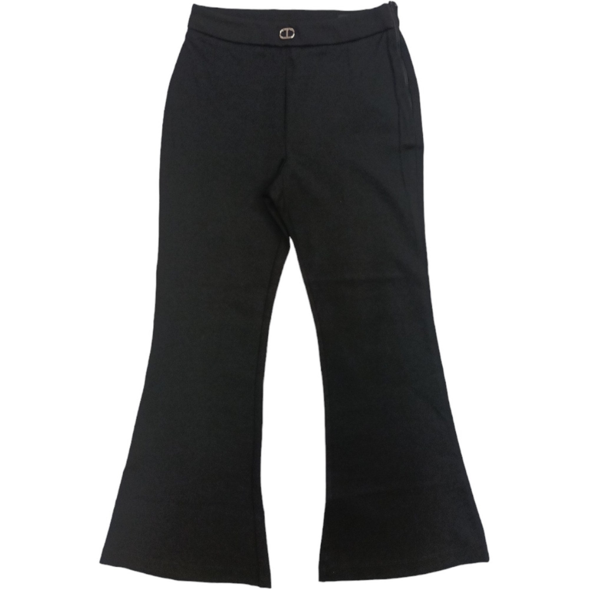 Twinset - Pantalone Nero 0006 A Zampa 232GJ2184