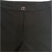 Twinset - Pantalone Nero 0006 A Zampa 232GJ2184