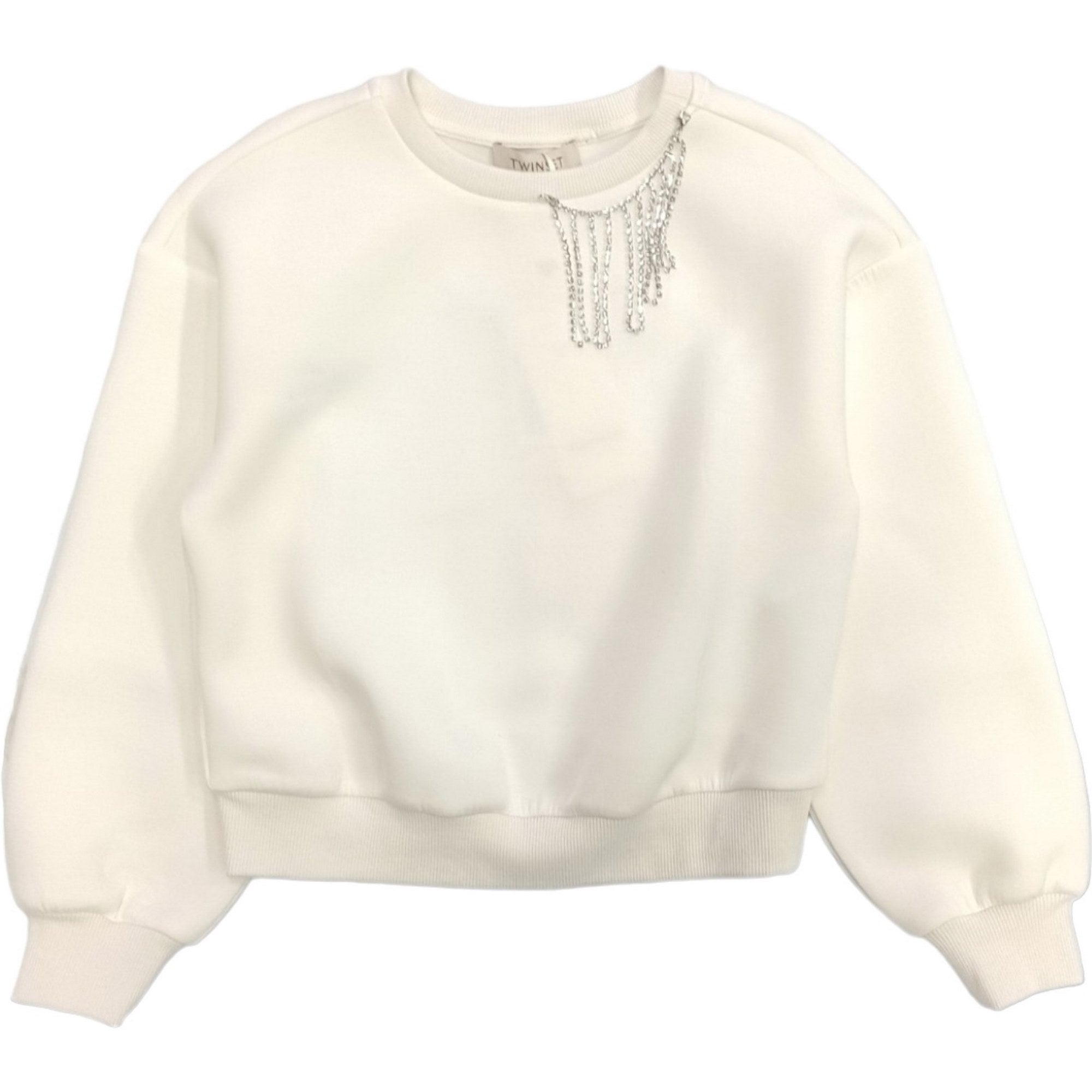 Twinset - Felpa Bianca 0282 232GJ2410
