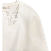 Twinset - Felpa Bianca 0282 232GJ2410