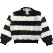 Twinset - Maglione Bianco/nero A Righe 2866 232GJ3680