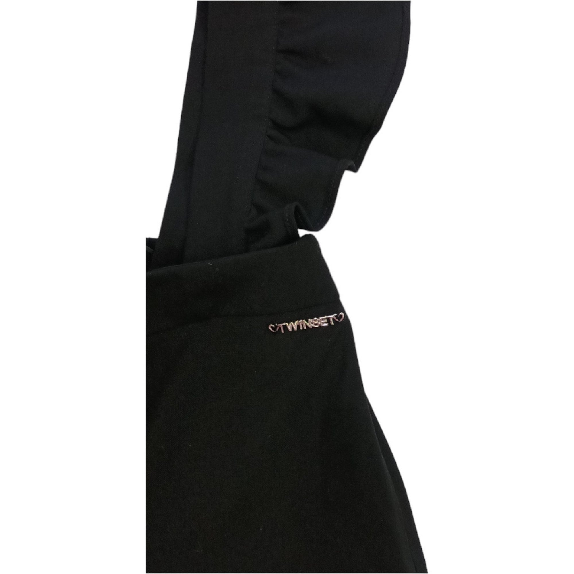 Twinset - Pantalone Salopette Nero 0006 232GJ2056