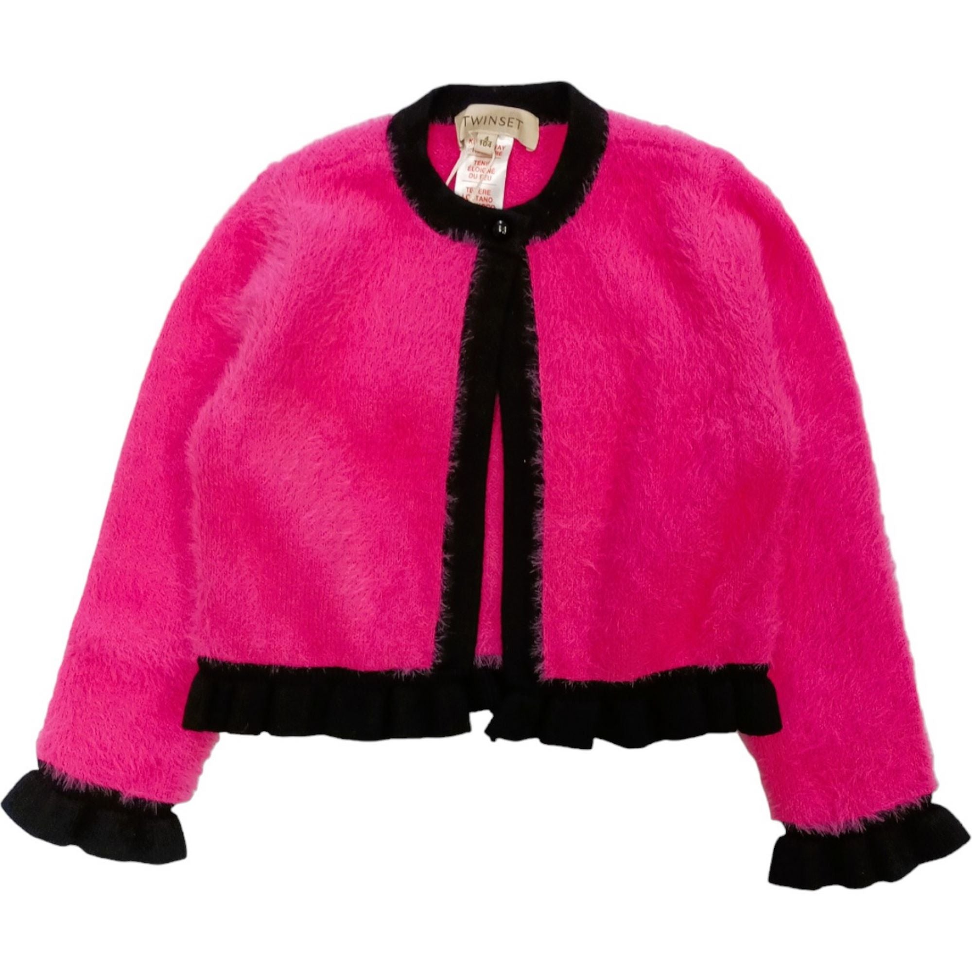 Twinset - Cardigan Fuxia/nero 232GJ3650