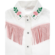 Monnalisa - Camicia Bianca Rodeo 11C300 3116