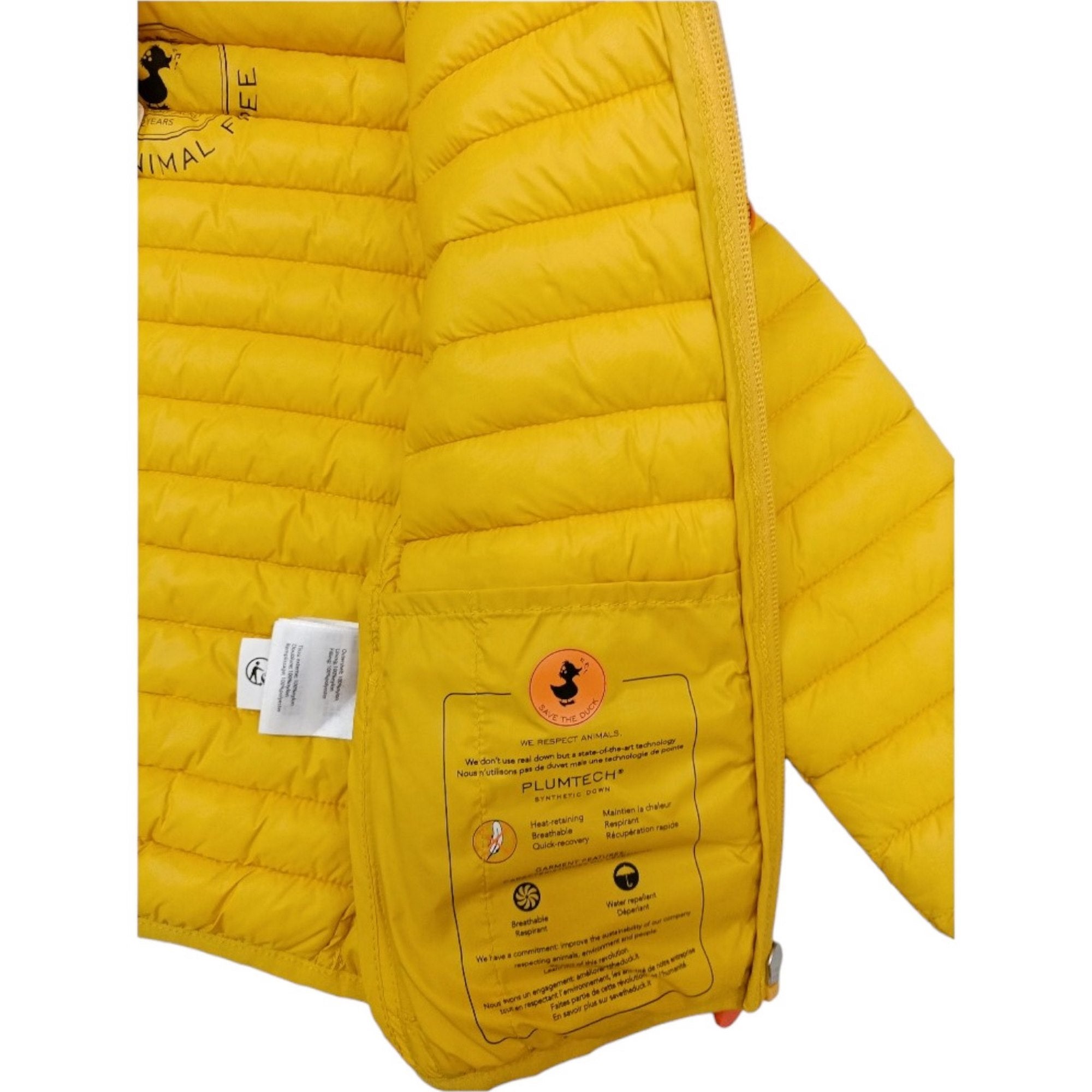 Save The Duck - Giubbino 60018 Giallo Opaco -aurora Yellow J30650B GIGA18
