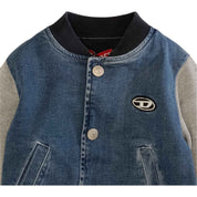 Diesel - Giacca Denim+felpa College K00479 KXBK1