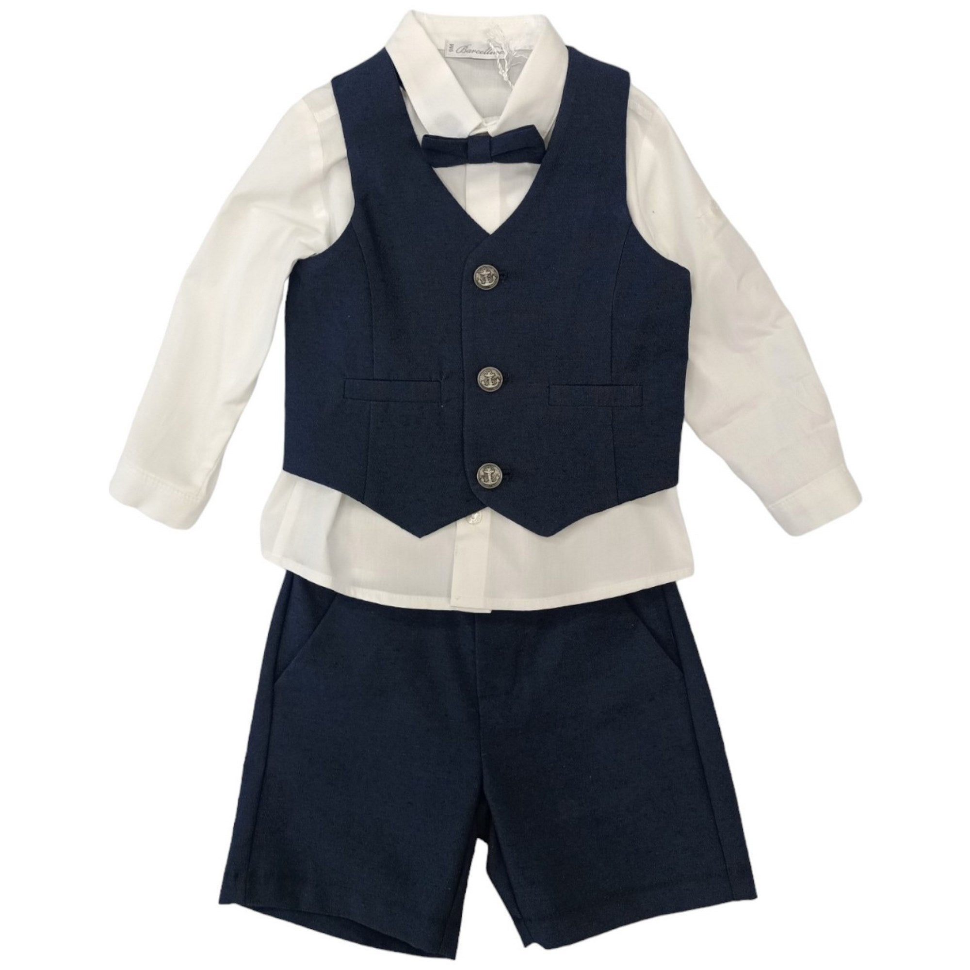 Barcellino - Completo Bia/blu 4 Pezzi 110524