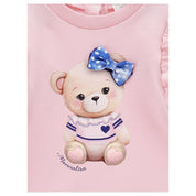 Monnalisa - Abito 9001 Rosa C/orso 39D905 4017