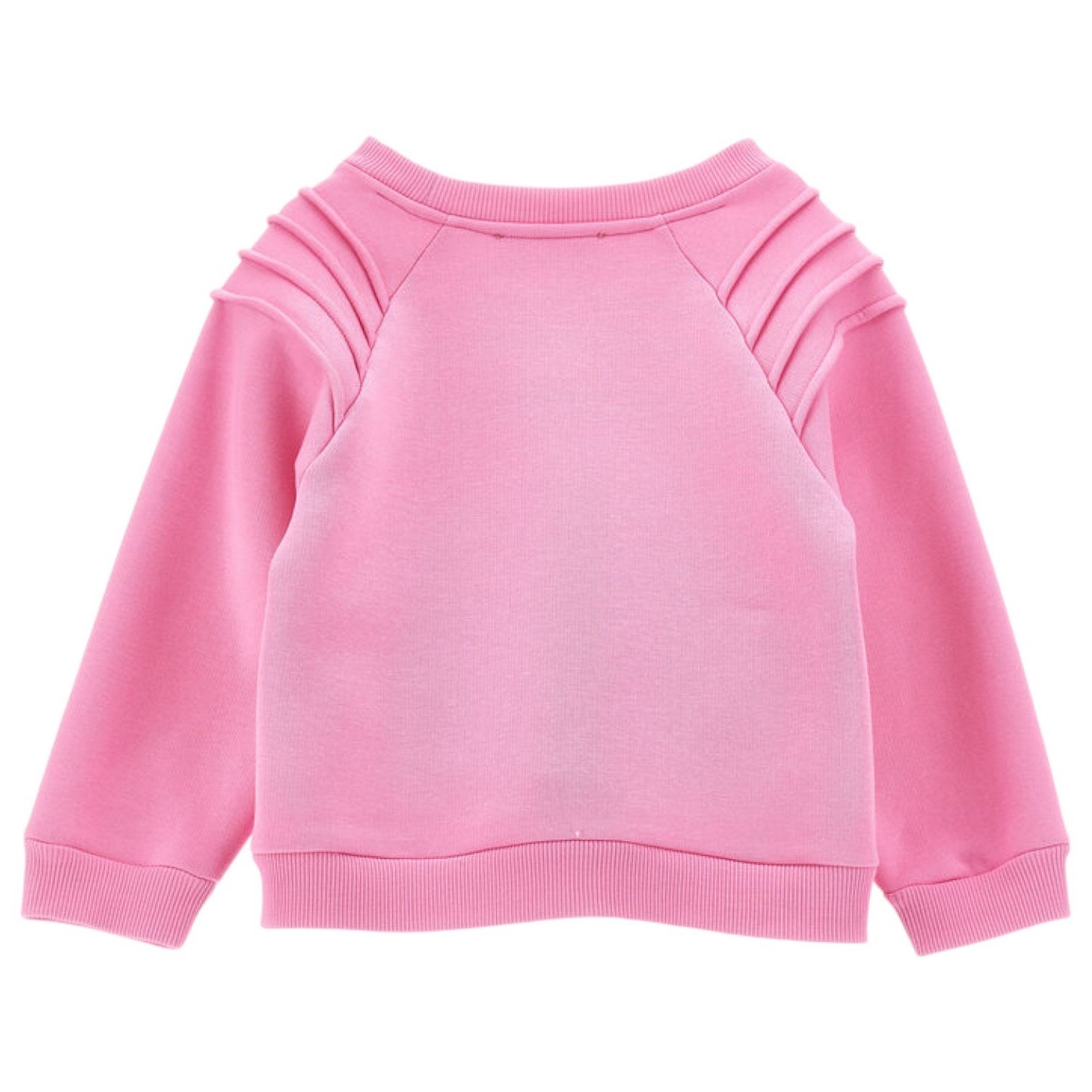 Monnalisa - Felpa Rosa/fuxia C/fiori 0093 19D628 4010