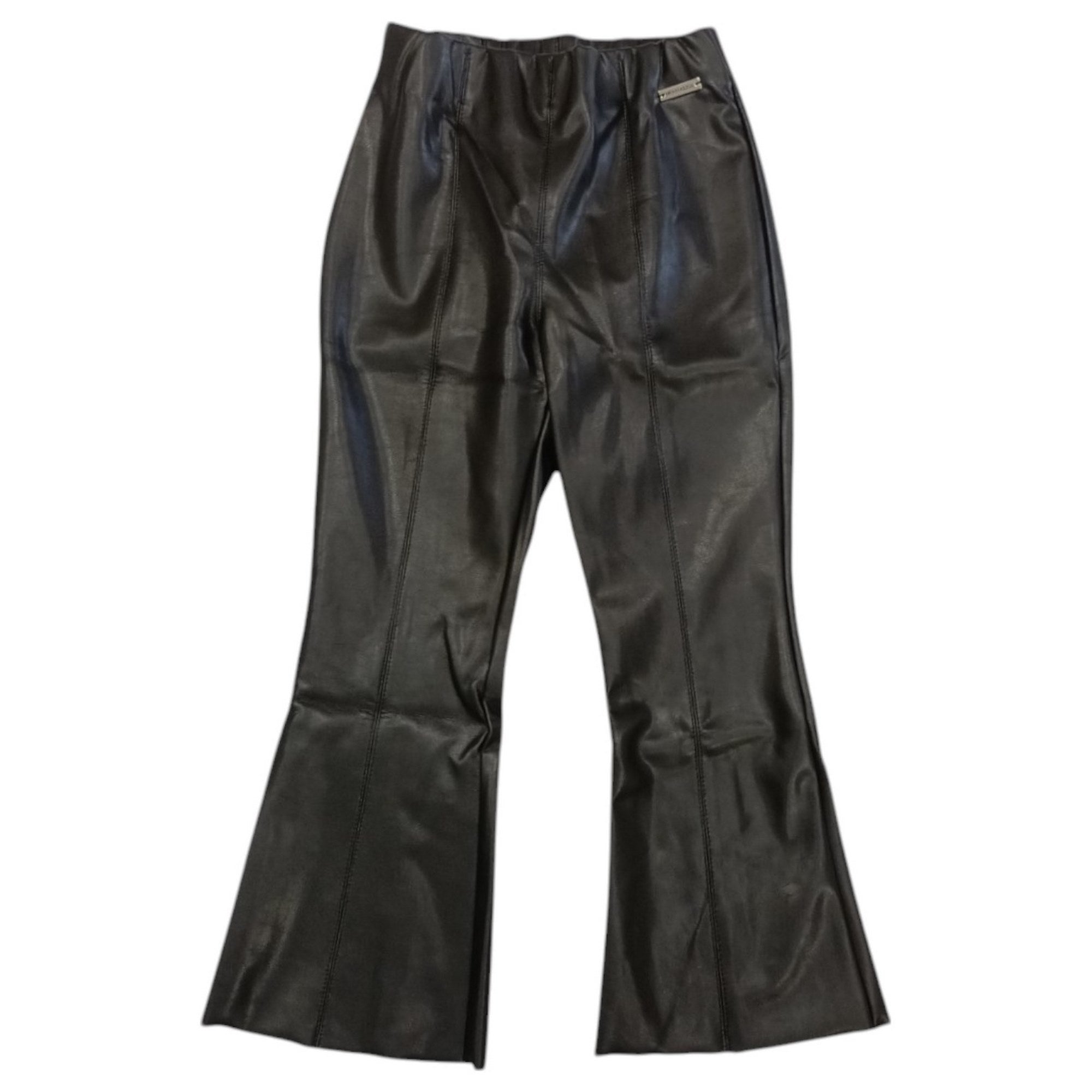 Monnalisa - Pantalone Nero Spalmato 050 17D407 4403