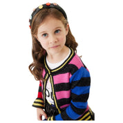 Monnalisa - Cardigan 084 Righe Multicolor 19D806 4090