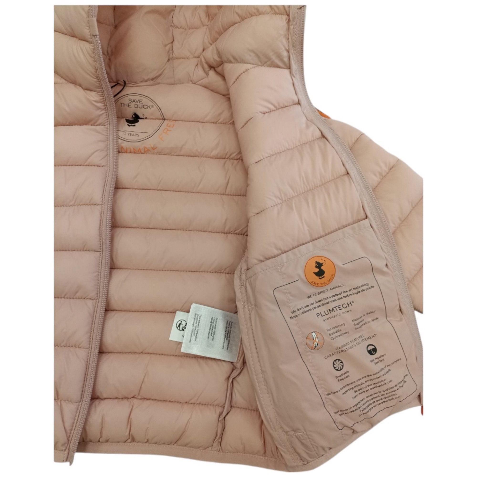 Save The Duck - Giubbotto 80007 Rosa C/cappuccio J32310G GIGA19