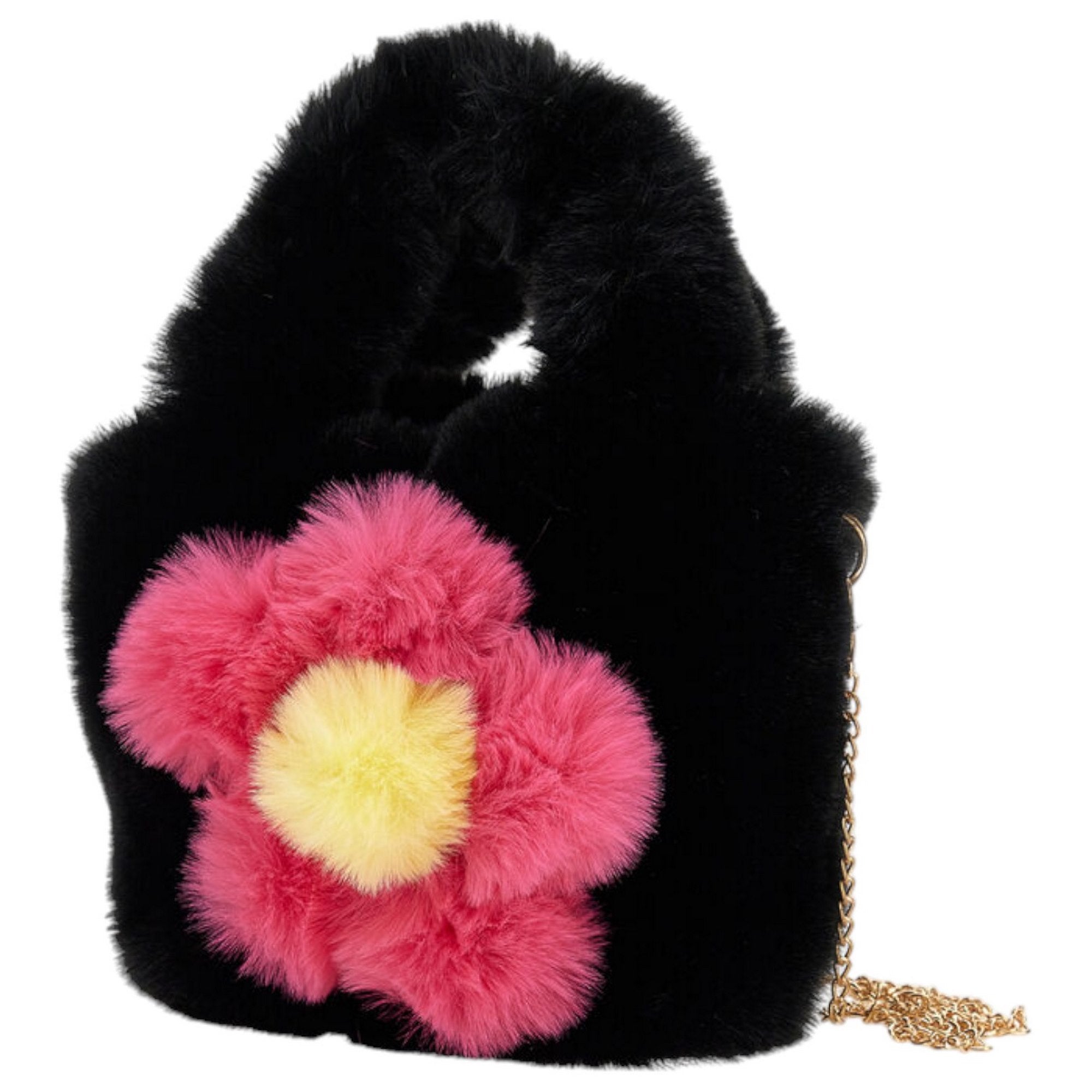 Monnalisa - Borsa Nera 0050 C/pelliccia 19D012 4748