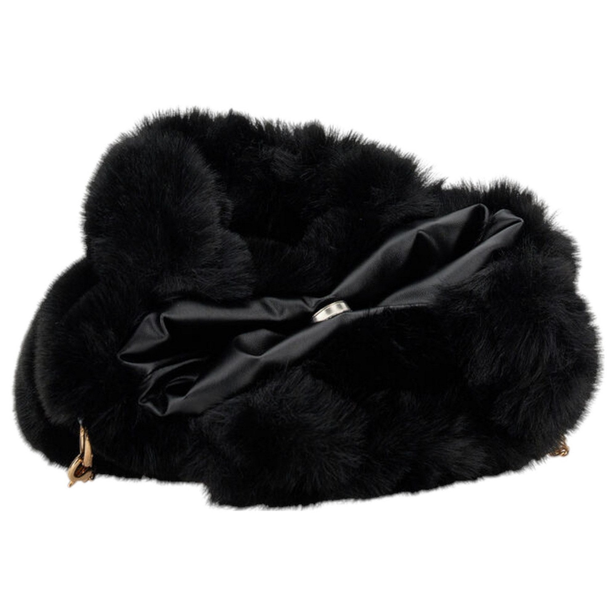 Monnalisa - Borsa Nera 0050 C/pelliccia 19D012 4748