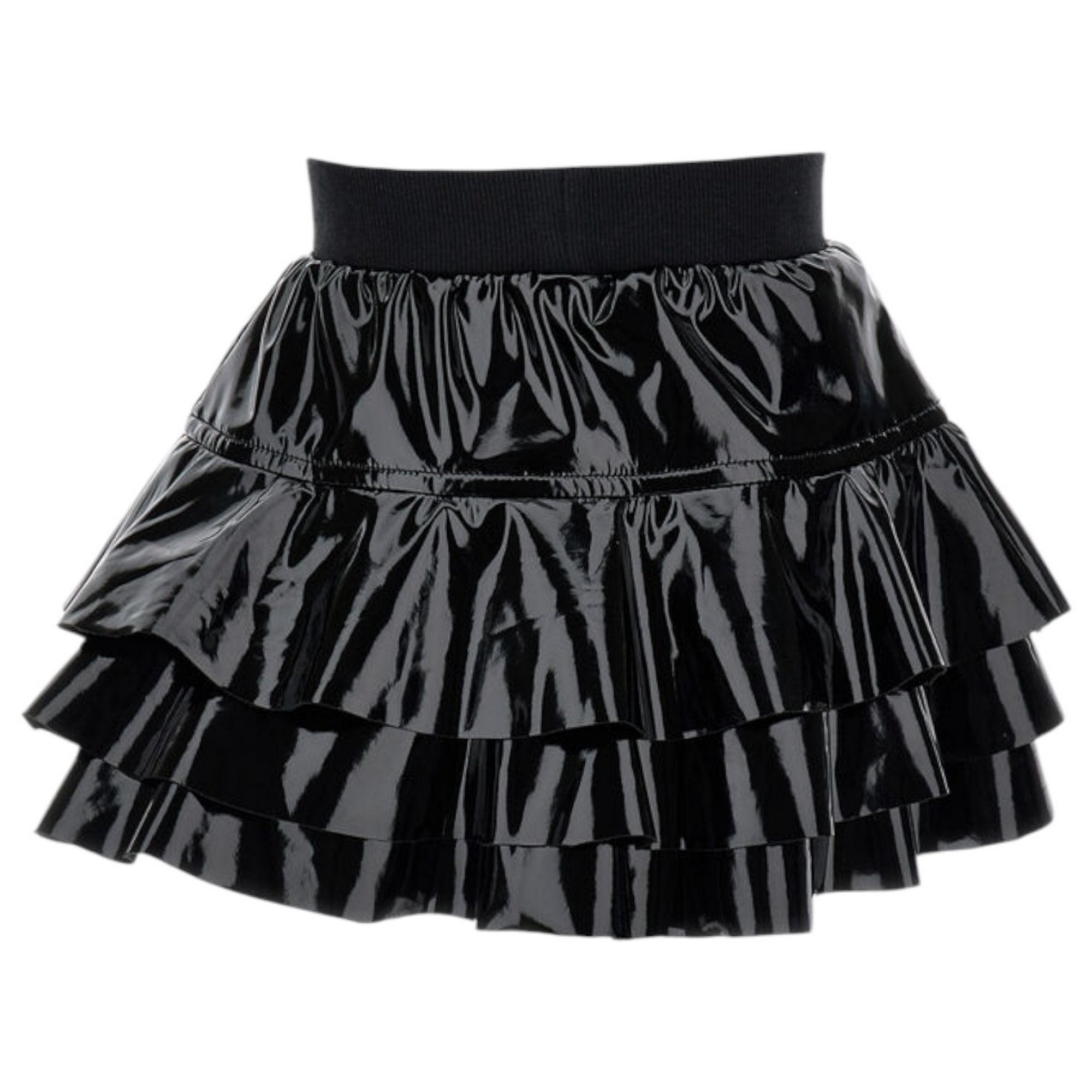 Monnalisa - Gonna Nera 0050 In Vernice 19D704 4730
