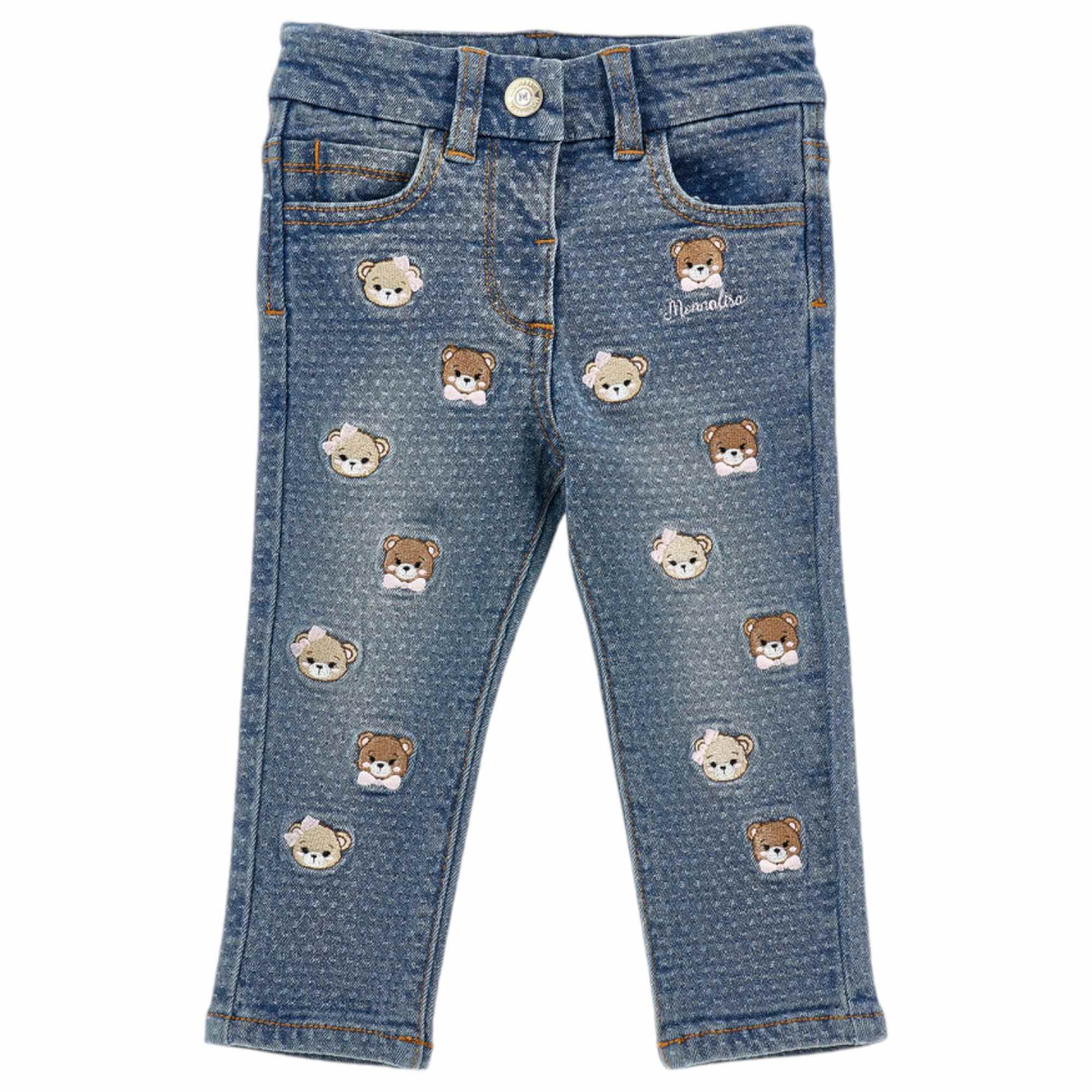 Monnalisa - Denim Blu C/orsi 39D409 4733
