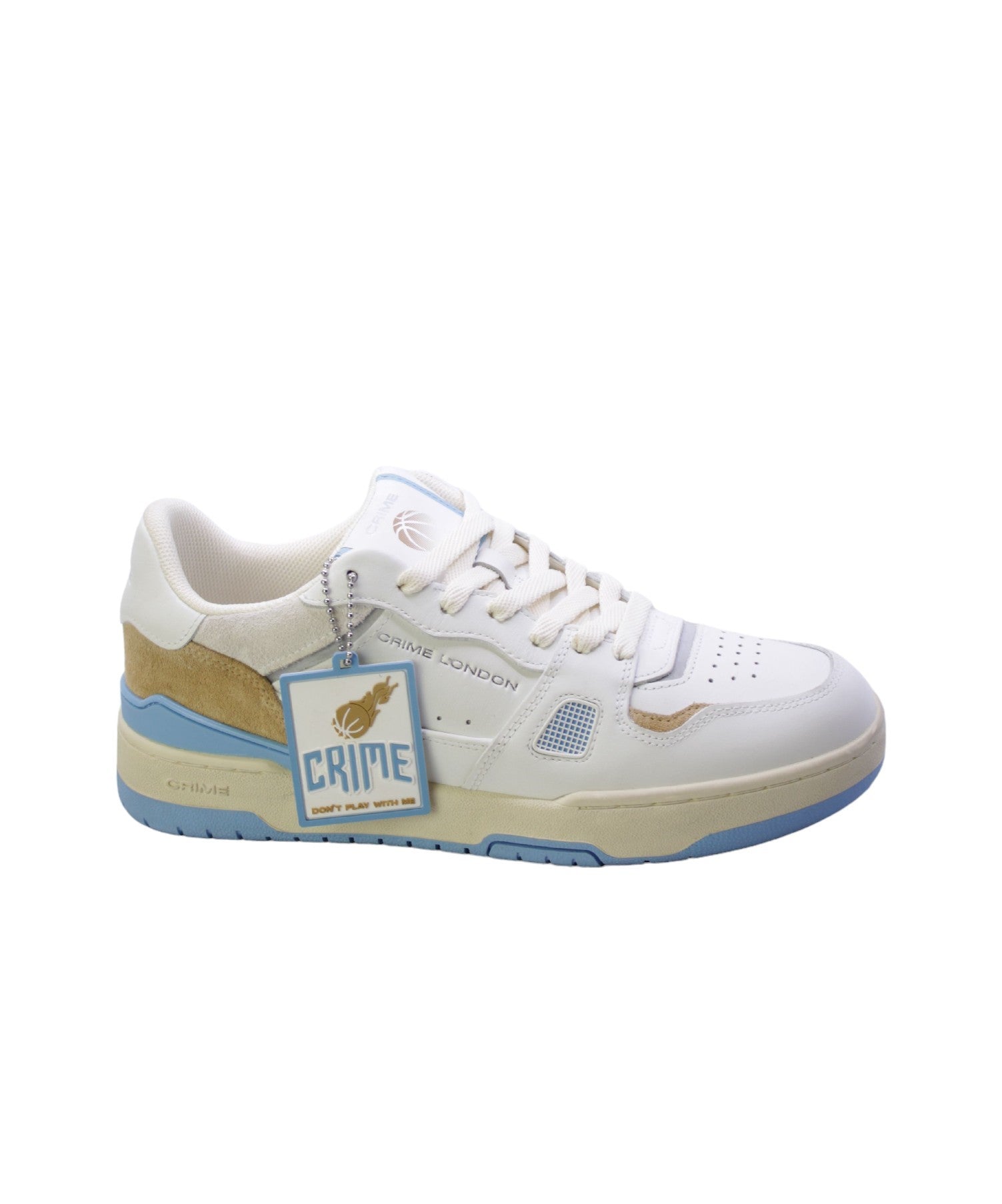 Crime london Sneakers Uomo Bianco/Celeste Off Court Og 17303pp6