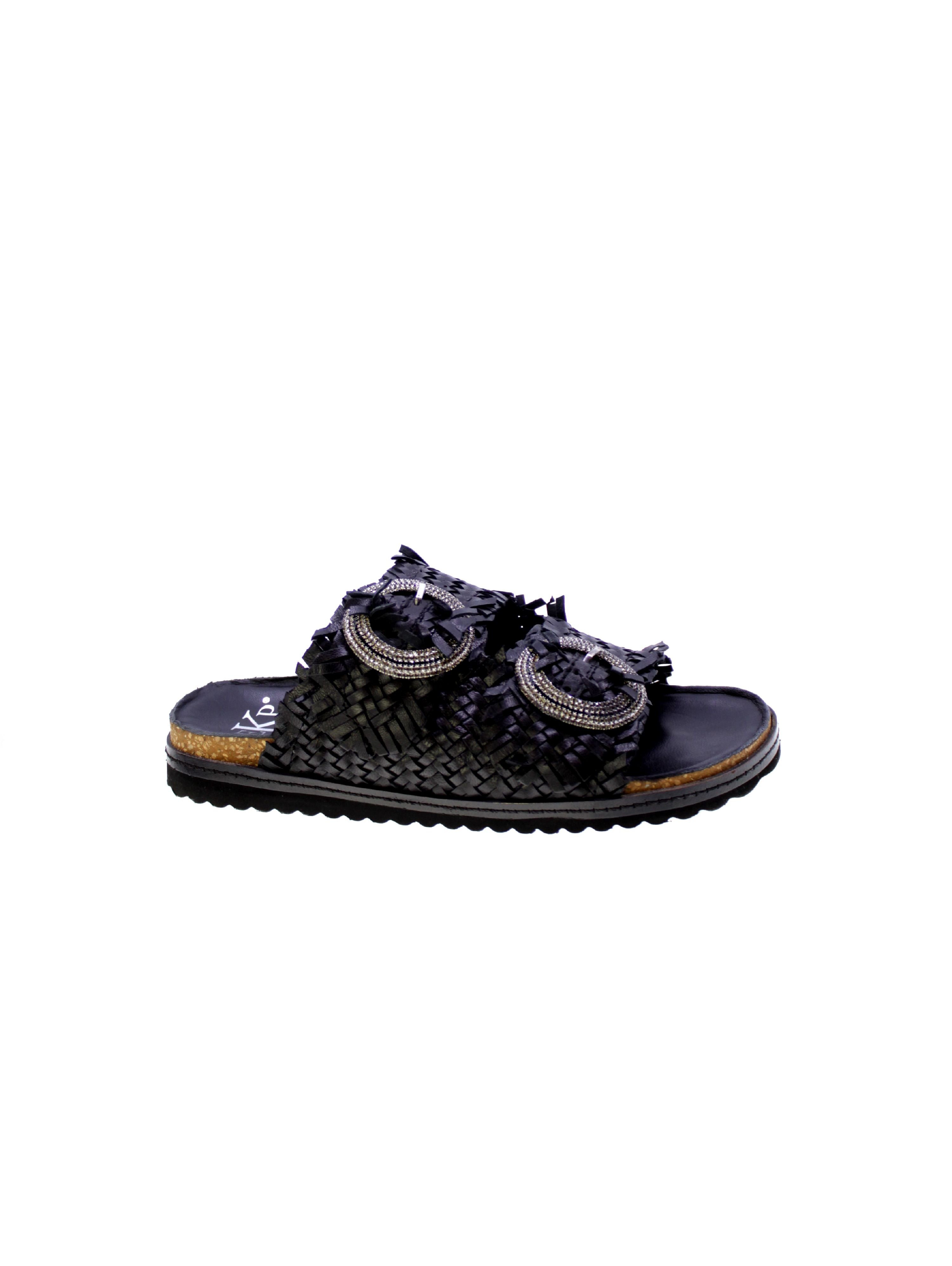 Ekp Sandalo Donna Nero 3446/welt